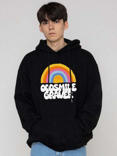 UNISEX] Oddsmile Rainbow Smile Hoodie _ 4 Colors - GRAVER - Modalova