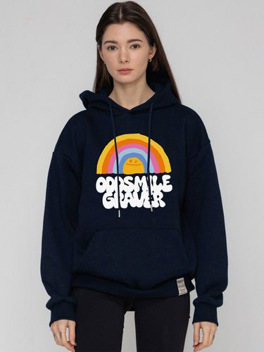 UNISEX] Oddsmile Rainbow Smile Hoodie _ - GRAVER - Modalova