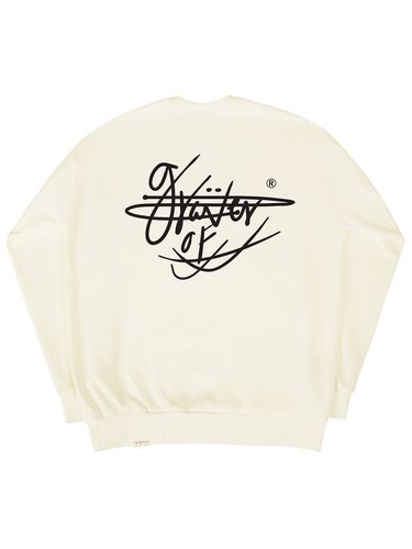 ODNR] Lettering Sign Logo Back Sweatshirt - GRAVER - Modalova