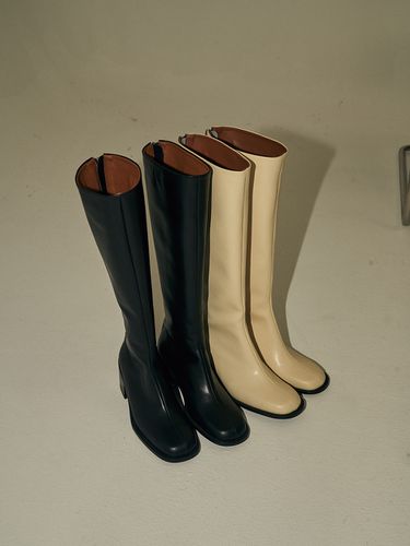 Seamed Basic Long Boots_Black - Reike Nen - Modalova