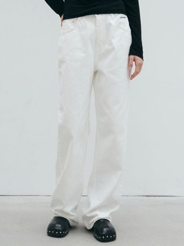 Nick Natural Straight Pants - White - NICK&NICOLE - Modalova