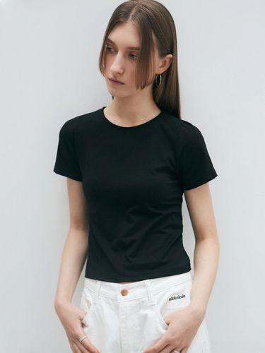 S Midline Regular Tee - Black - NICK&NICOLE - Modalova