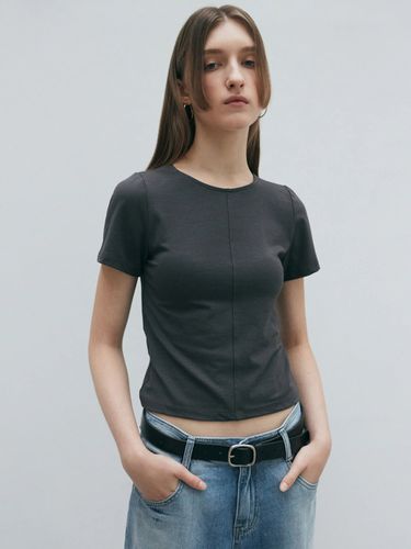 S Midline Regular Tee - Charcoal - NICK&NICOLE - Modalova