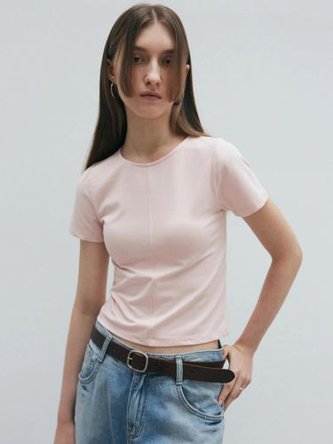 S Midline Regular Tee - Baby Pink - NICK&NICOLE - Modalova