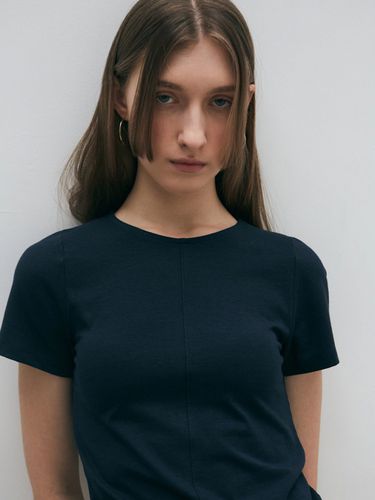 S Midline Regular Tee - Navy - NICK&NICOLE - Modalova