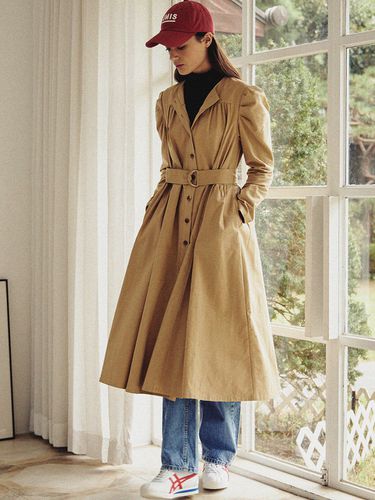 Belted Trench Dress - TAV - Modalova