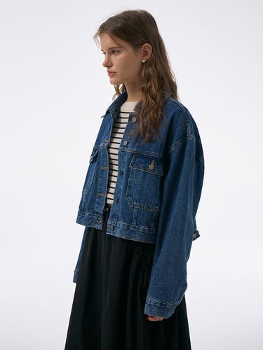 Denim Jacket_Medium Blue - Lamerei - Modalova