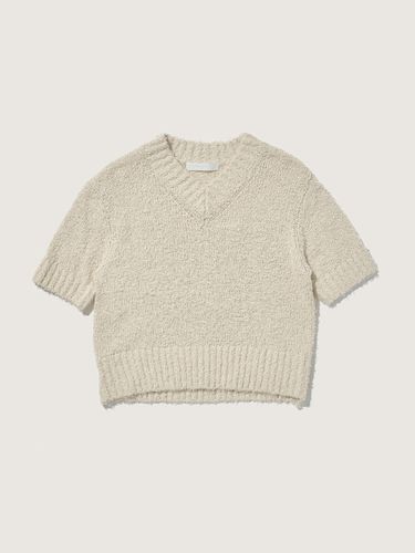 V-neck Boucle Sweater - PLAC - Modalova