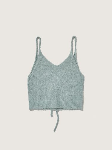 Layered String Bustier Boucle Sweater_Blue - PLAC - Modalova