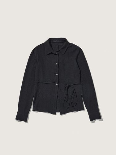 Wrinkle Strap Shirt_Black - PLAC - Modalova