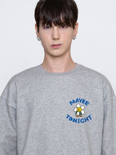 Maybe Tonight Sweatshirt - Gray - GRAVER - Modalova