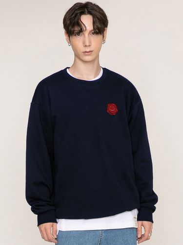 Red Sealing Sweatshirt - Navy - GRAVER - Modalova