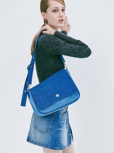 Slant Flap Bag_Blue - JEDREFEB5 - Modalova