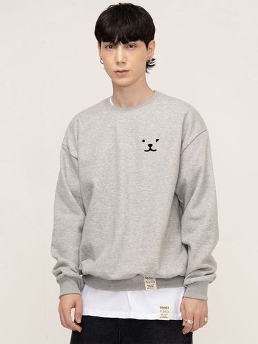 Face Smile Drawing Sweatshirt - GRAVER - Modalova