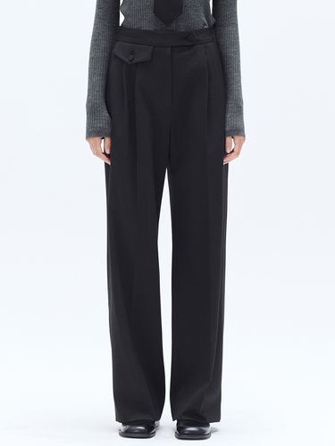 Pintuck Tailored Wide Pants - HAE BY HAEKIM - Modalova