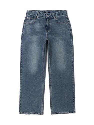 Wide Denim Pants _ Indigo - ADHOC - Modalova