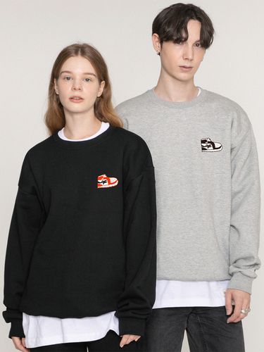 OF Sweatshirt - Gray/Black Logo - GRAVER - Modalova