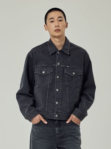 Standard Washed Denim Jacket _ Gray - Wrangler - Modalova