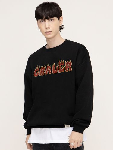 Flame Logo Sweatshirt - GRAVER - Modalova