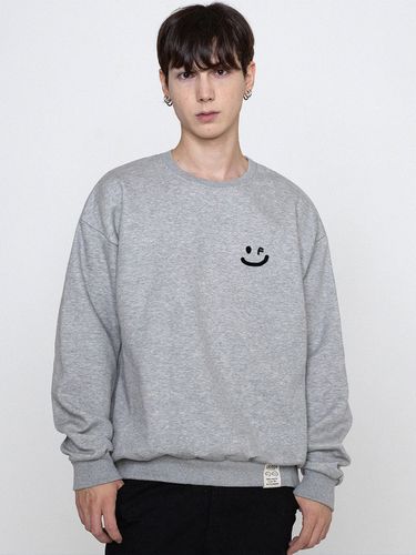 Small Smile Sweatshirt - Gray - GRAVER - Modalova