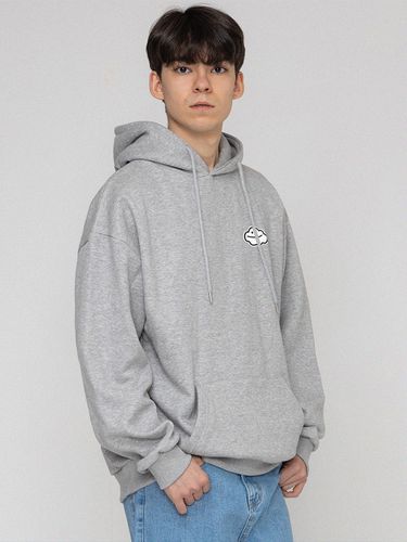 Small Cloud Smile Hoodie - Gray - GRAVER - Modalova