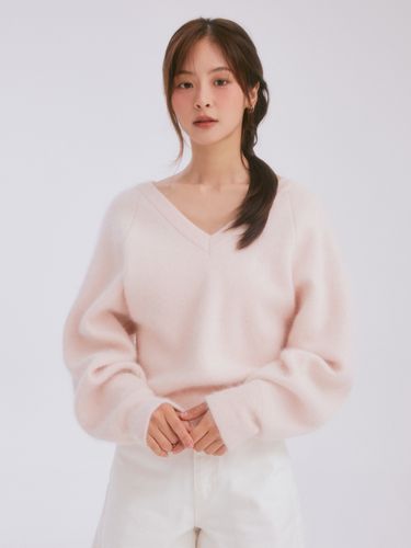 Logo V Knit_Baby Pink - RE_L - Modalova