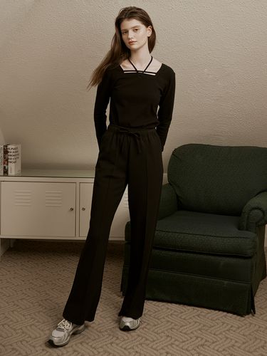 Draw String Jersey Pants - HUNCH - Modalova