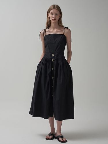 Slip Long Dress (Black) - MOTT - Modalova