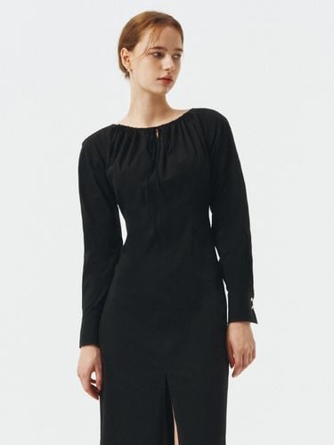 Strap Point Dress - Black - ARTID - Modalova