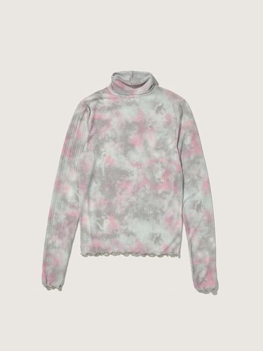 Tie Dye Turtleneck Top_Pink - PLAC - Modalova