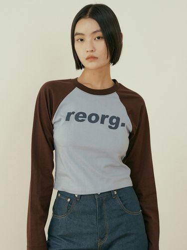 Fel Logo Raglan Sleeve T-Shirts_Sky Blue - REORG - Modalova