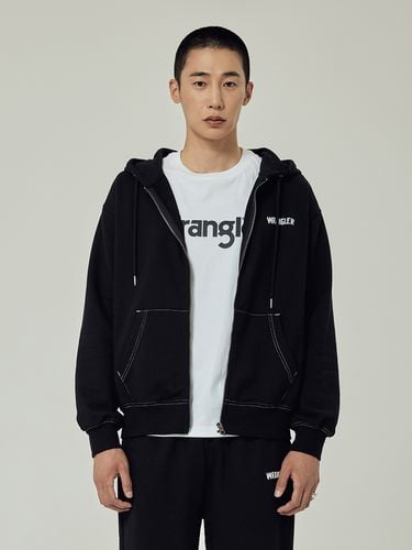 Original Lettering Hoodie Zip-Up _ - Wrangler - Modalova