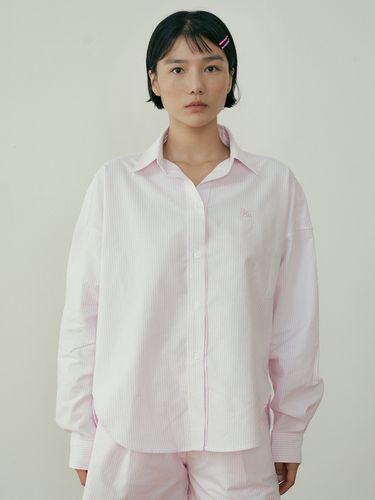 Fel Oxford Stripe Shirts_Light Pink - REORG - Modalova