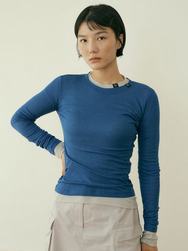 Fel Boat Neck Long Sleeve_Classic Blue - REORG - Modalova