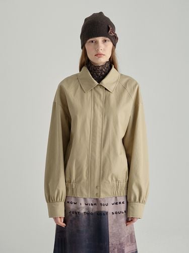 Cotton Blouson_Beige - MARGESHERWOOD - Modalova