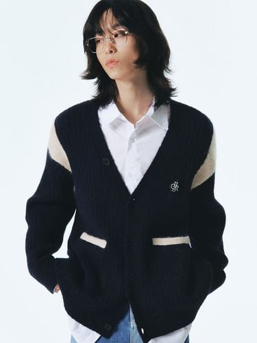 Alpaca Mohair Cardigan_Navy - CITYBREEZE - Modalova