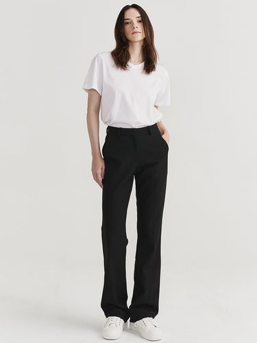 Stretch Slim Bootcut Pants - MaLoupe - Modalova