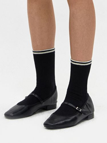 Logo Stripe Socks_Black - DEPOUND - Modalova