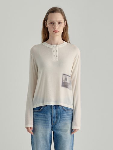 Henley Neck T-shirt - MARGESHERWOOD - Modalova