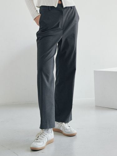 Classic Slacks Pants - Grey - LeftSeoul - Modalova