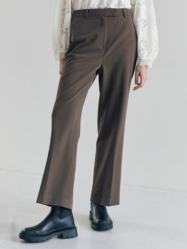 Classic Slacks Pants - Brown - LeftSeoul - Modalova