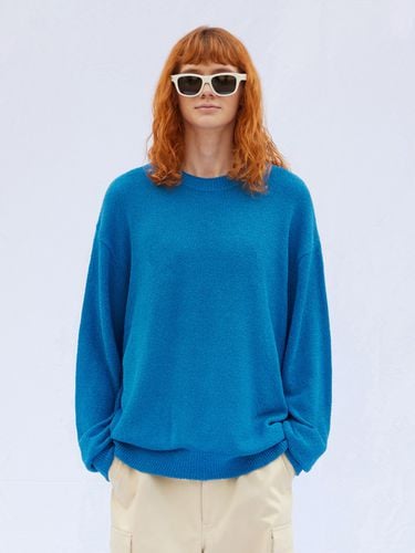 Boucle Knit Sweater_Blue - V2 - Modalova