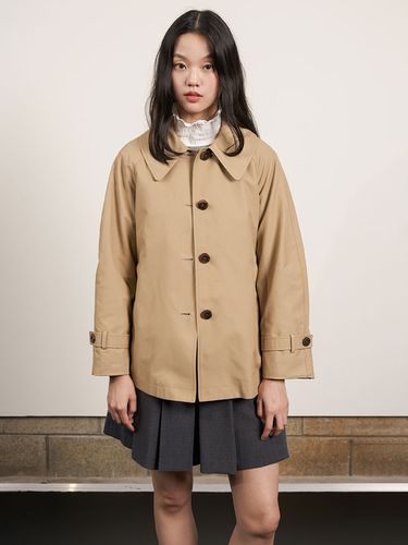 Mac A Line Trench Coat - OLIVE DES OLIVE - Modalova