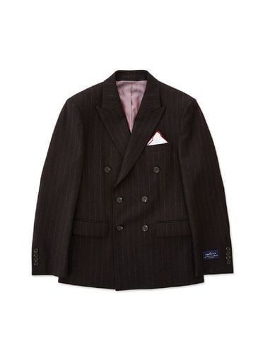 Slim Fit Double Breasted Suit Jacket - STCO - Modalova