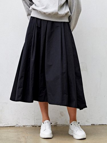 Asymmetric Midi Pleated Skirt - CUSTOM US - Modalova