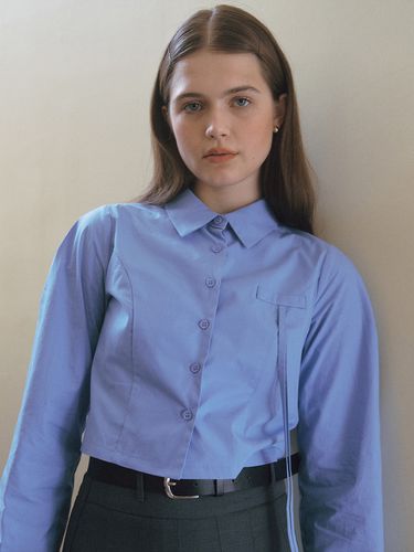 Long Ribbon Preppy Line Shirt () - LETTER FROM MOON - Modalova