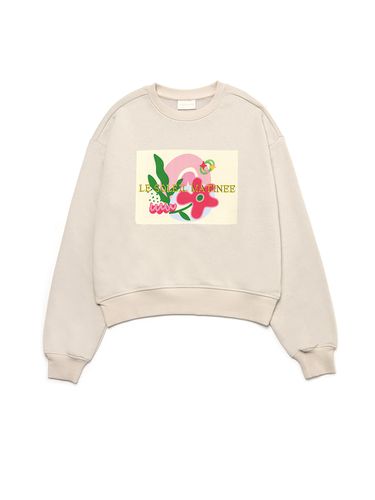 Flower Land Sweatshirt_Greige - lesoleilmatinee - Modalova