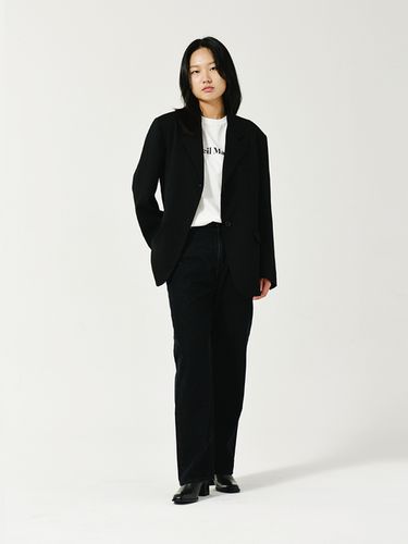 Over Fit Modern Blazer Jacket_Black - lesoleilmatinee - Modalova