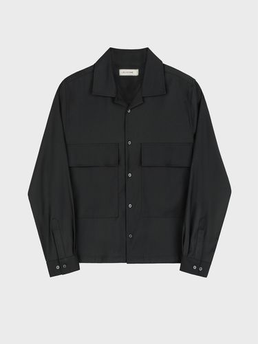 Pocket Overshirt _ Black - LIEU HOMME - Modalova