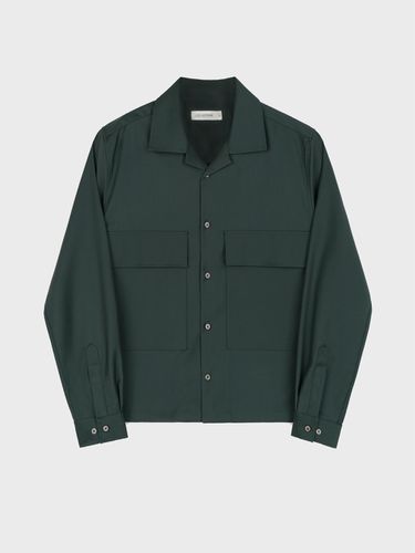 Pocket Overshirt _ Green - LIEU HOMME - Modalova